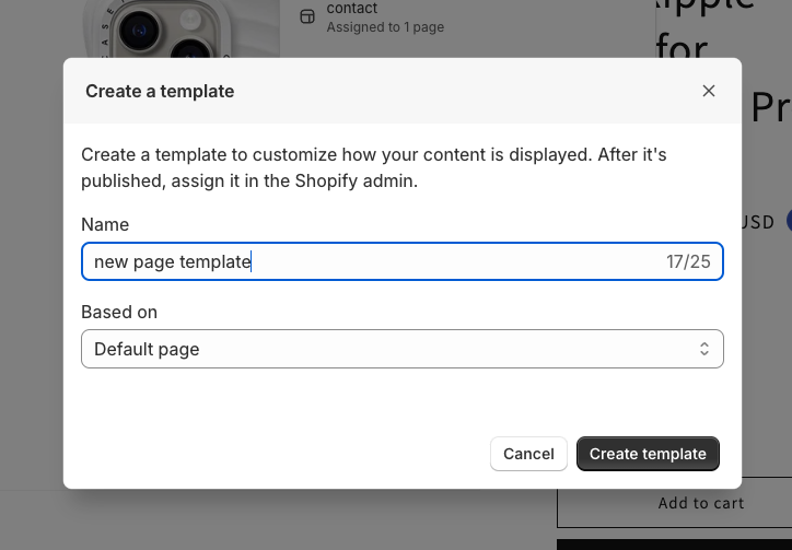How to create a new page template - Lookfy Helpdesk